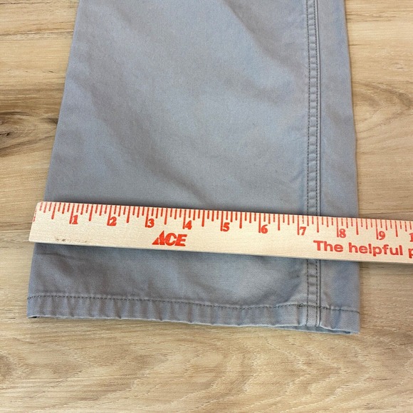 Bonobos Pants Mens 36 x 30 Gray Washed Chinos Straight Leg Cotton - Picture 2 of 8